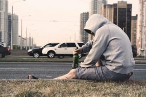 a person struggling with problematic sexual behaviors and substance abuse
