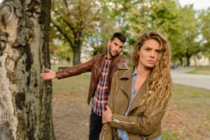 A fighting couple before getting sex addiction treatment in Idaho