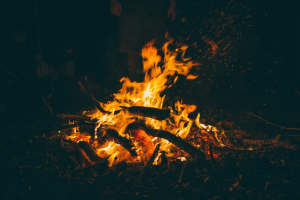 A bonfire