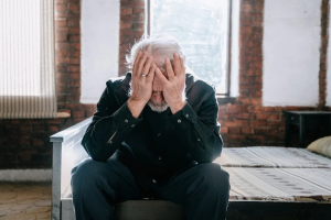 Man struggling with porn addiction